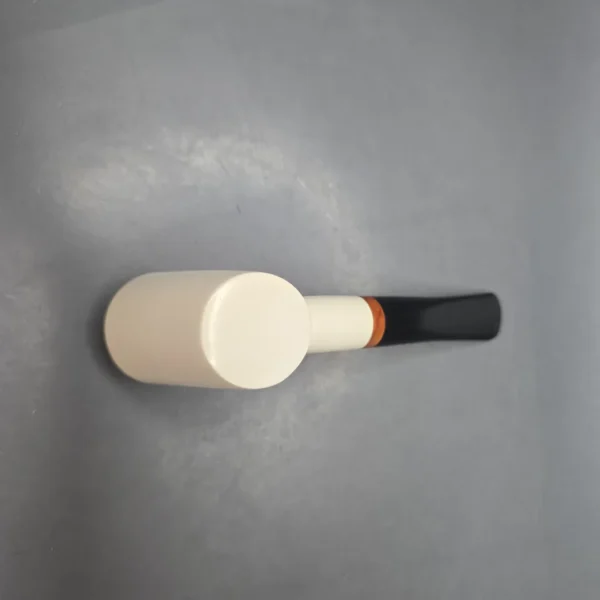 MBSD Meerschaum Deluxe Smooth Poker Block Meerschaum Pipe, Briar-Mortise, New - Image 10
