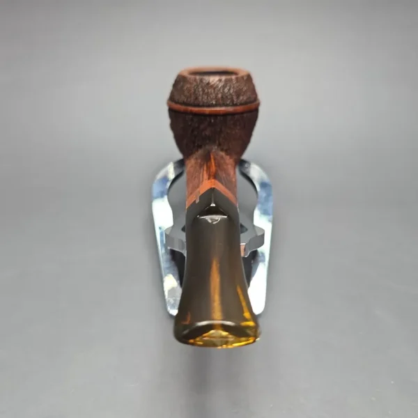Amorelli Penna Di San Michele Rusticated Bulldog Estate Briar Pipe, Italian Estates - Image 5