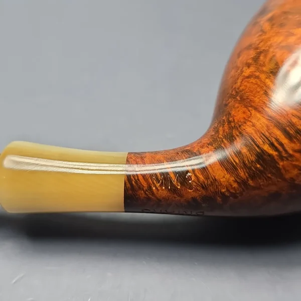 MBSD Briars Modern Masters 3 Smooth Tulip w/ Faux Horn Handmade Briar Pipe, New - Image 12