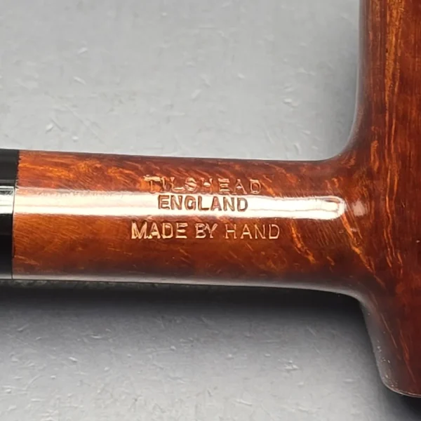 James Upshall A Grade EXL Smooth Poker Sitter Estate Briar Pipe, Unsmoked - Image 11