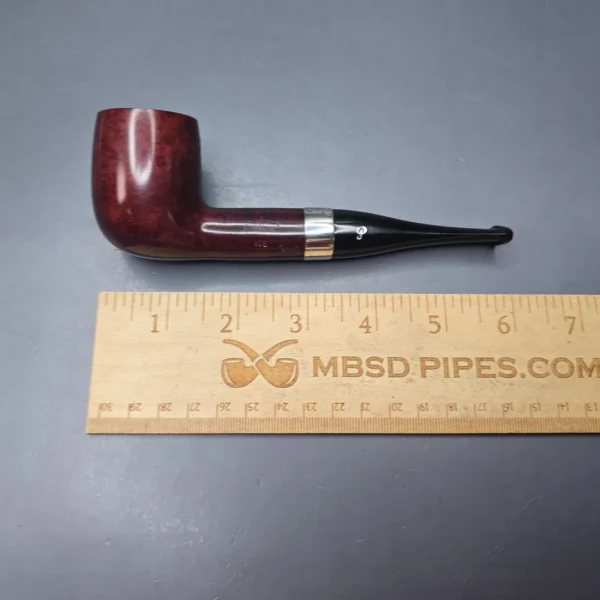 Peterson Jekyll & Hyde 106 Partially Rusticated Billiard Briar Pipe, New - Image 13