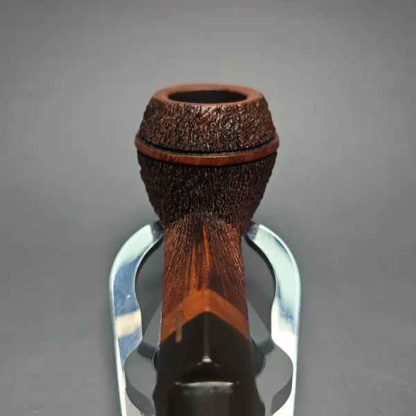Amorelli Penna Di San Michele Rusticated Bulldog Estate Briar Pipe, Italian Estates - Image 6