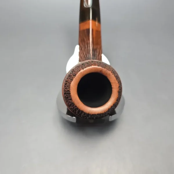 Amorelli Penna Di San Michele Rusticated Bulldog Estate Briar Pipe, Italian Estates - Image 7