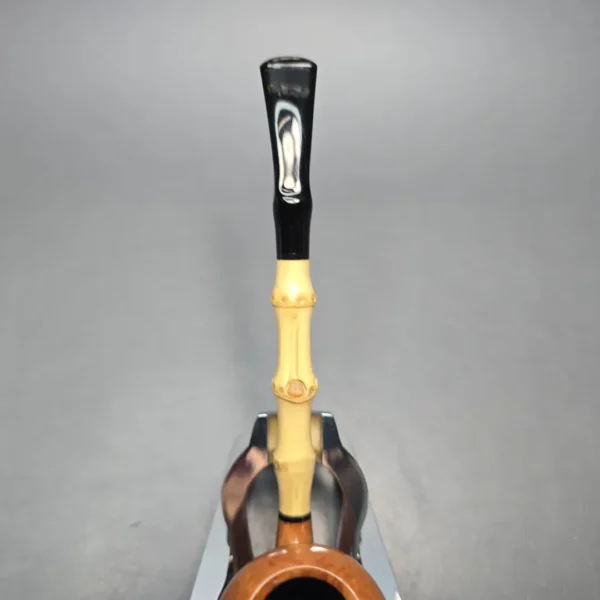 MBSD Briars Modern Masters 1 Smooth Peewit w/ Bamboo Handmade Briar Pipe, New - Image 8