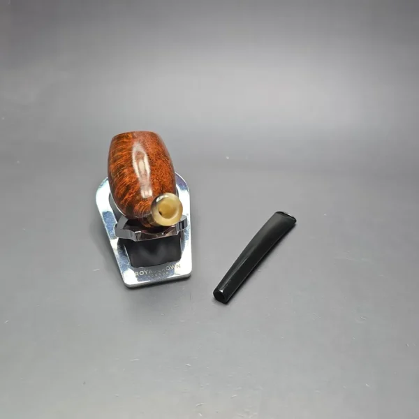 MBSD Briars Modern Masters 3 Smooth Tulip w/ Faux Horn Handmade Briar Pipe, New - Image 15