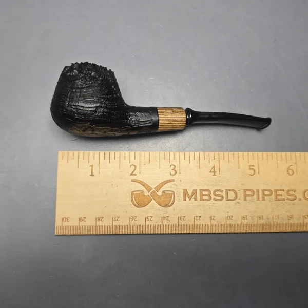 MBSD Briars by Piero Vitale Vintage Sandblasted Author with Olivewood (New) - Image 12