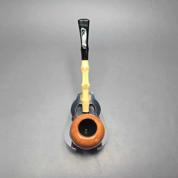 MBSD Briars Modern Masters 1 Smooth Peewit w/ Bamboo Handmade Briar Pipe, New - Image 9