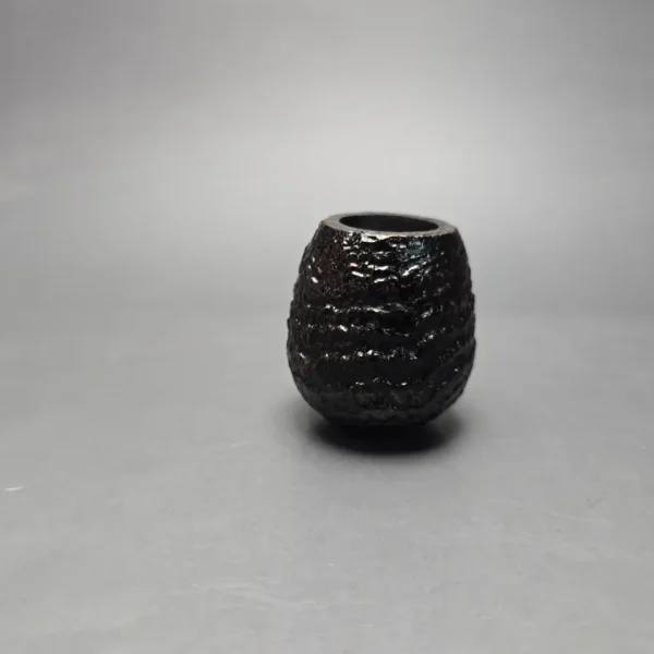 Caminetto (2018) Sandblasted Apple w/ Boxwood Estate Briar Pipe, Italian Esates - Image 3