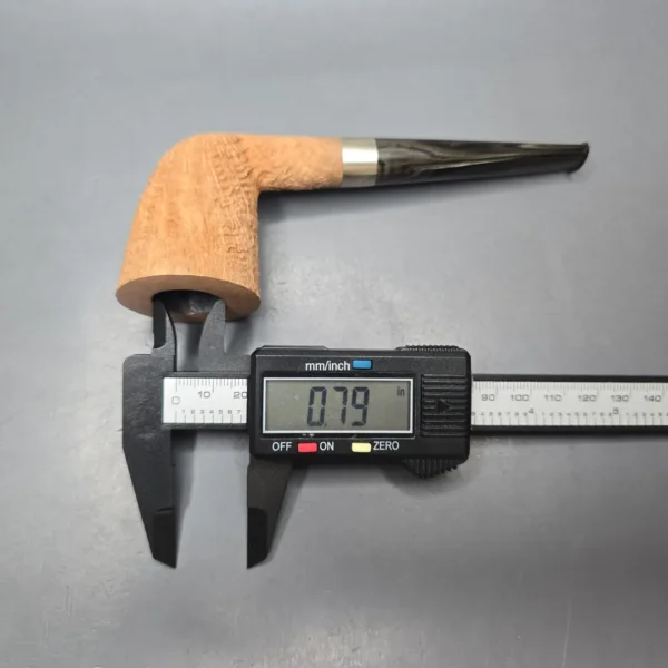 Pipe Tristan Natural Sandblasted Dublin with Silver (New) - Image 13