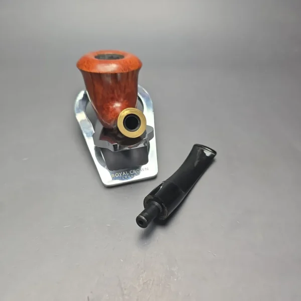 Stanwell (c.1980s-90s) Brazilia Smooth Calabash w/ Horn Estate Briar Pipe, Danish Estates - Image 14