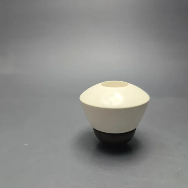 Falcon Extra Curved Dental w/ MBSD Meerschaum Rhodesian Block Meerschaum Bowl Pipe, New - Image 3