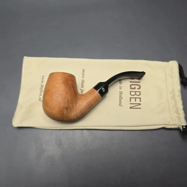 Big Ben Puur 018 Smooth Brandy Estate Briar Pipe, Unsmoked, 9mm - Image 5
