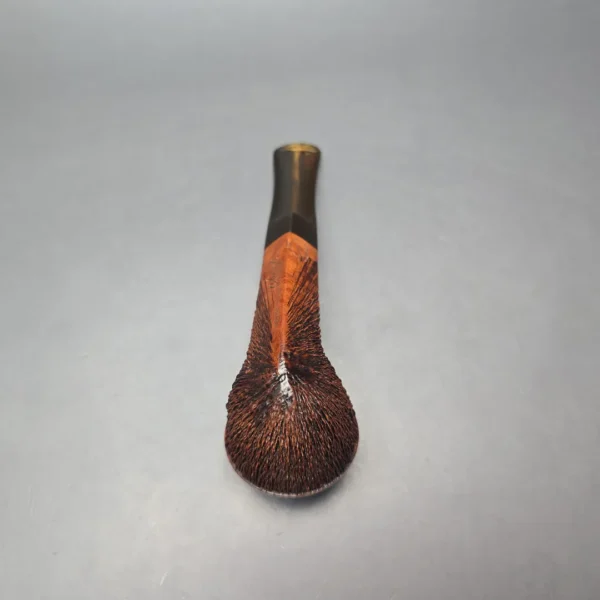 Amorelli Penna Di San Michele Rusticated Bulldog Estate Briar Pipe, Italian Estates - Image 10