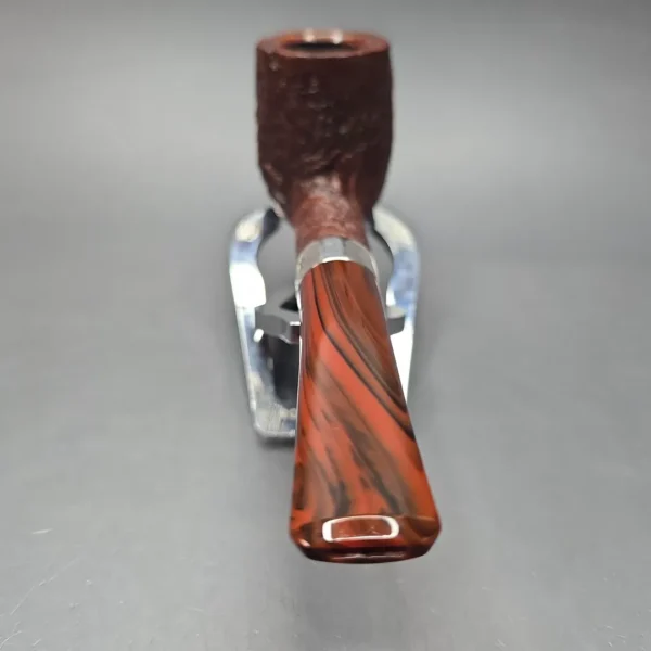 Peterson Irish Harp 106 Sandblasted Billiard w/ Silver Briar Pipe, New - Image 5