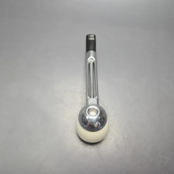 Falcon Chrome Dental w/ MBSD Meerschaum Rhodesian Block Meerschaum Bowl Pipe, New - Image 9