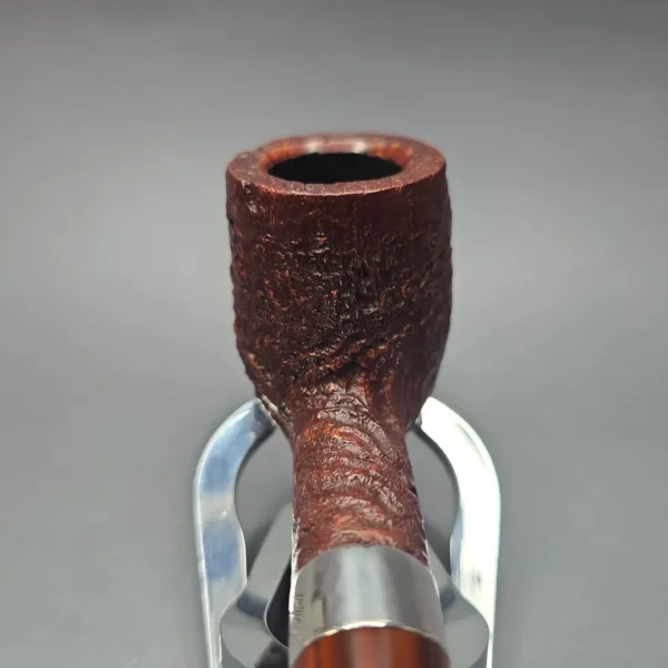 Peterson Irish Harp 106 Sandblasted Billiard w/ Silver Briar Pipe, New - Image 6