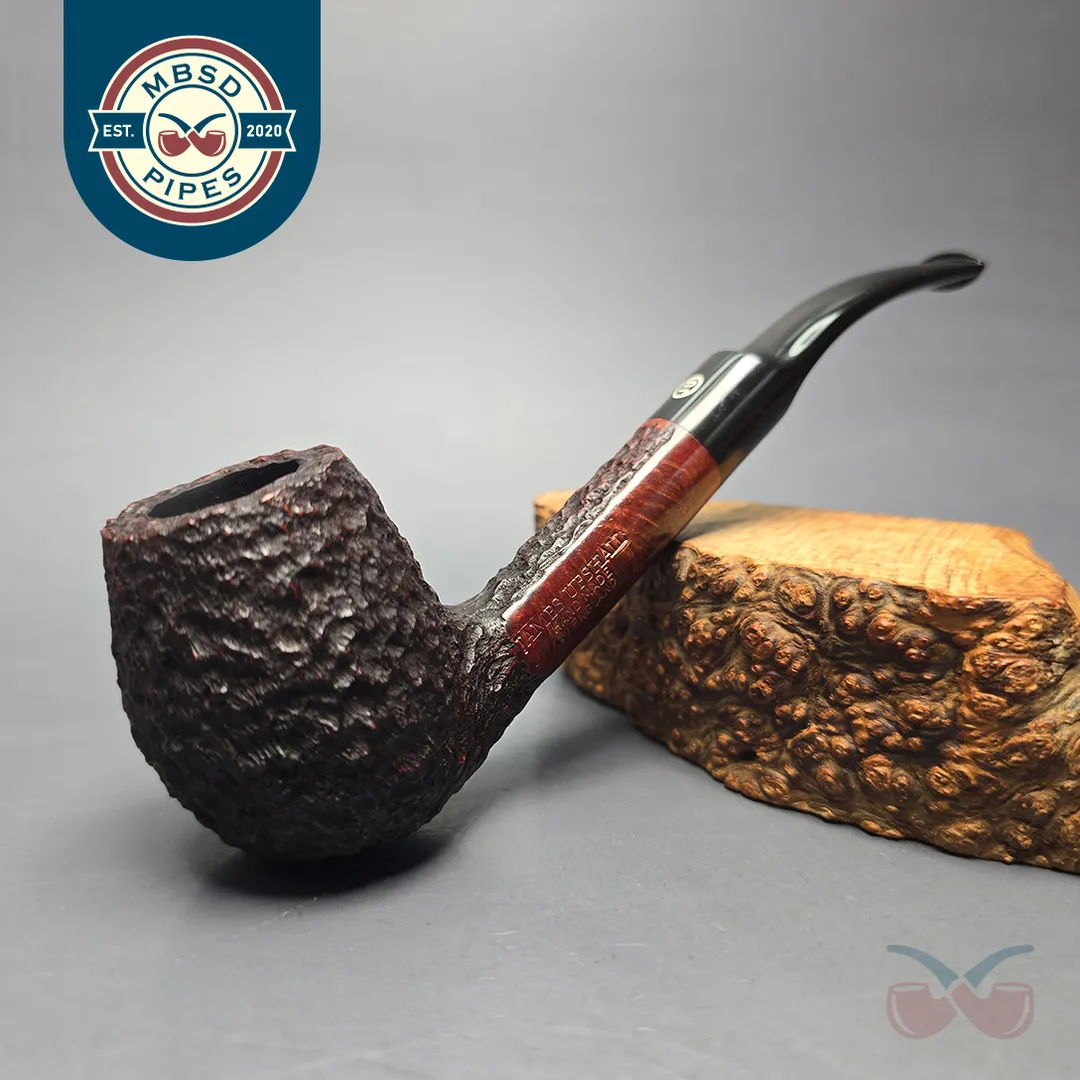 James Upshall Bark Group 6 Rusticated Bent Brandy (Unsmoked Estate)
