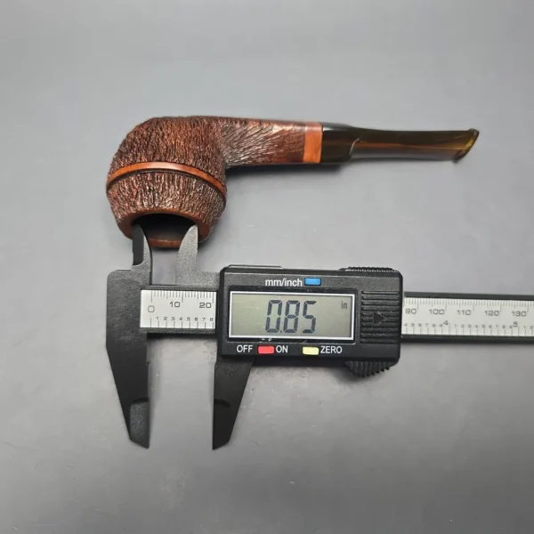 Amorelli Penna Di San Michele Rusticated Bulldog Estate Briar Pipe, Italian Estates - Image 14