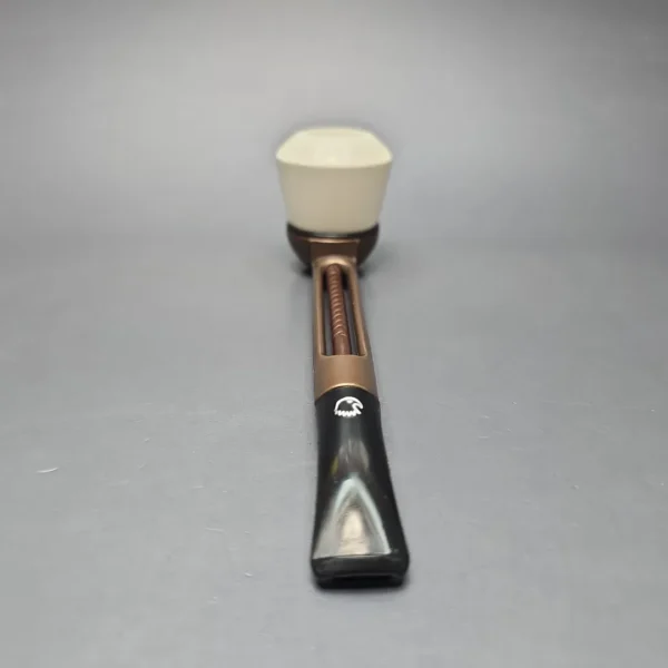 Falcon Extra Curved w/ MBSD Meerschaum Dublin Block Meerschaum Bowl Pipe, New - Image 5