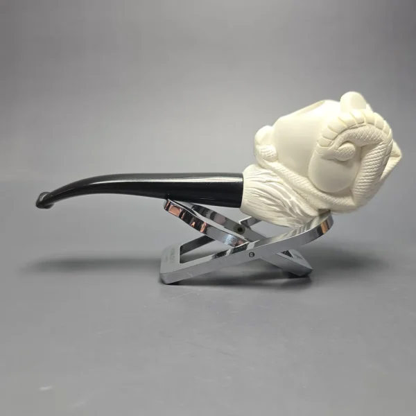 Kenan Claw and Egg Estate Block Meerschaum Pipe, Unsmoked - Image 4