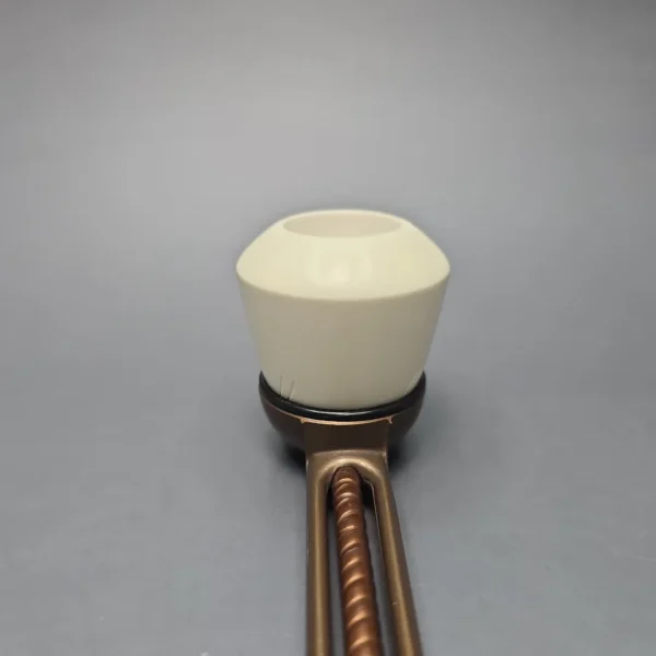 Falcon Extra Curved w/ MBSD Meerschaum Dublin Block Meerschaum Bowl Pipe, New - Image 6