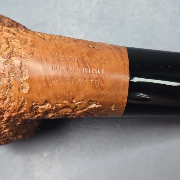 Mastro Geppetto Rusticato Rusticated Panel Author Estate Briar Pipe, Italian Estates - Image 10