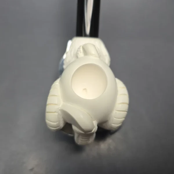 Kenan Claw and Egg Estate Block Meerschaum Pipe, Unsmoked - Image 7