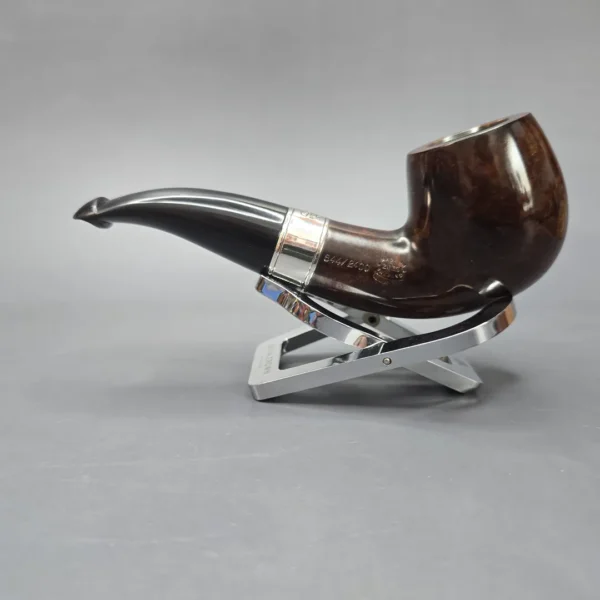 Peterson 160th Anniversary Pat. B Dark Smooth Bent Billiard Briar Pipe, New - Image 3
