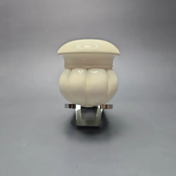 MBSD Meerschaum Premier XL by Bay Pipes Floral Calabash w/ Case & Tamper Block Meerschaum Pipe, New - Image 5