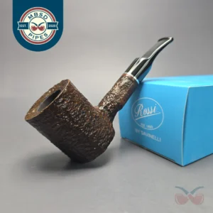 Rossi Sera 8311 Rusticated Poker Briar Pipe, New, 6mm