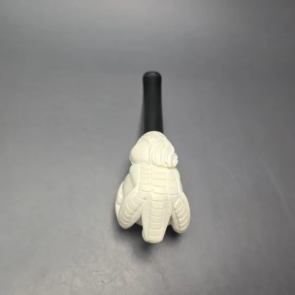 Kenan Claw and Egg Estate Block Meerschaum Pipe, Unsmoked - Image 10
