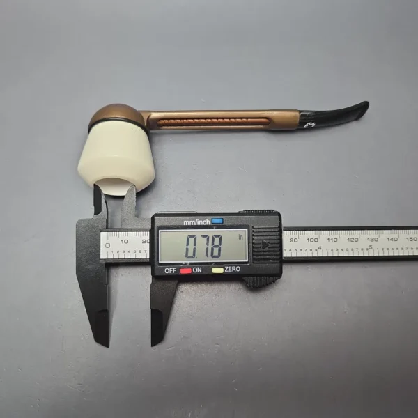 Falcon Extra Curved w/ MBSD Meerschaum Dublin Block Meerschaum Bowl Pipe, New - Image 12