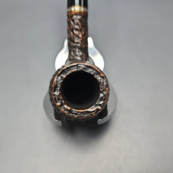 Peterson Kapet D12 Rusticated "Danish" Brandy Estate Briar Pipe, Irish Estates - Image 7