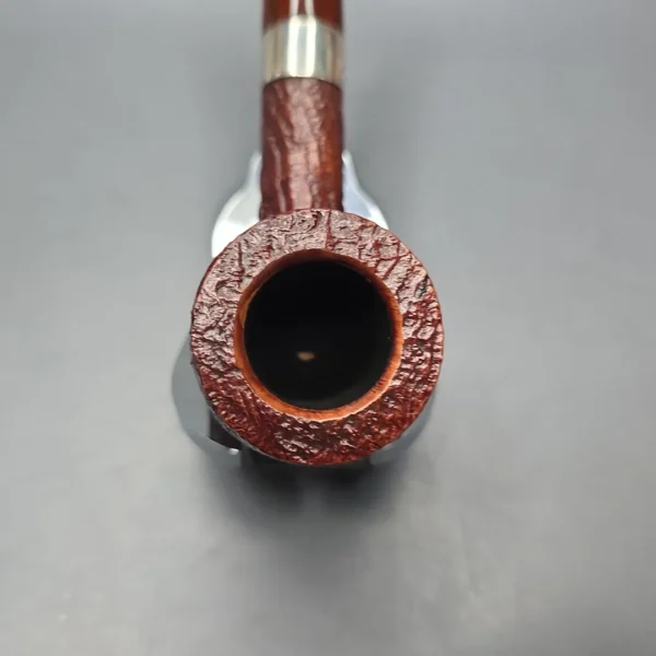 Peterson Irish Harp 107 Sandblasted Billiard with Silver (New) - Image 7