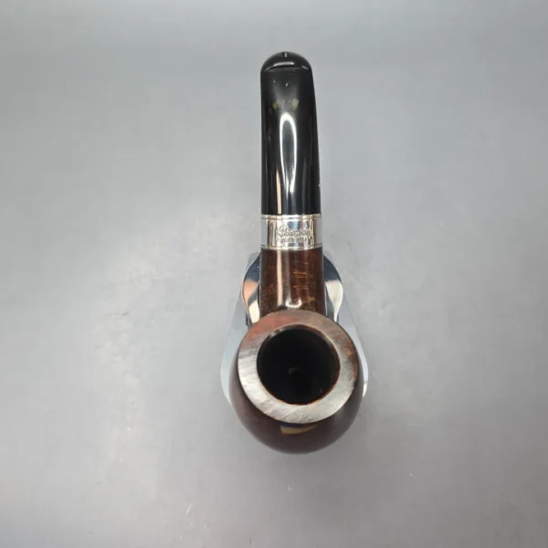 Peterson 160th Anniversary Pat. B Dark Smooth Bent Billiard Briar Pipe, New - Image 10
