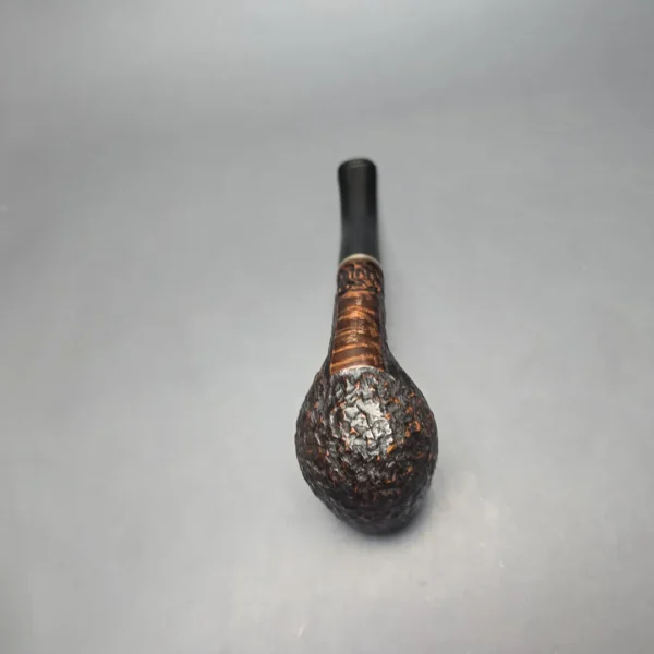 Peterson Kapet D12 Rusticated "Danish" Brandy Estate Briar Pipe, Irish Estates - Image 10