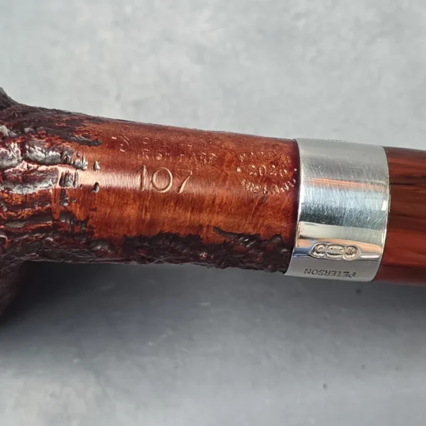 Peterson Irish Harp 107 Sandblasted Billiard with Silver (New) - Image 11
