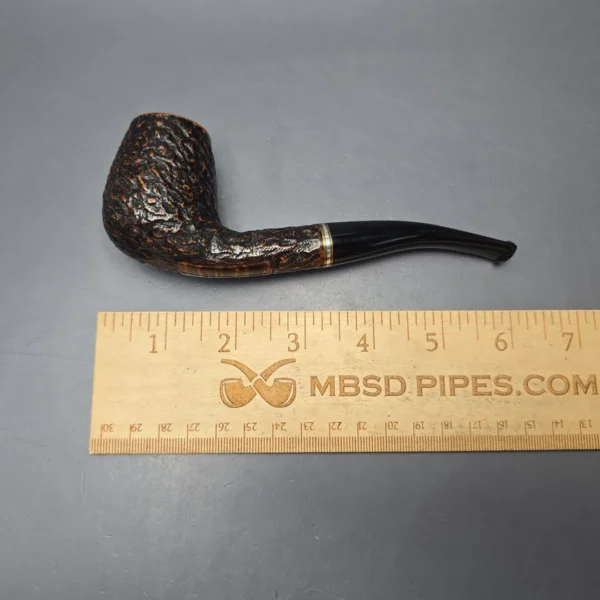 Peterson Kapet D12 Rusticated "Danish" Brandy Estate Briar Pipe, Irish Estates - Image 12