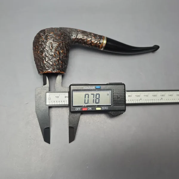 Peterson Kapet D12 Rusticated "Danish" Brandy Estate Briar Pipe, Irish Estates - Image 13