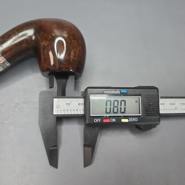 Peterson 160th Anniversary Pat. B Dark Smooth Bent Billiard Briar Pipe, New - Image 14