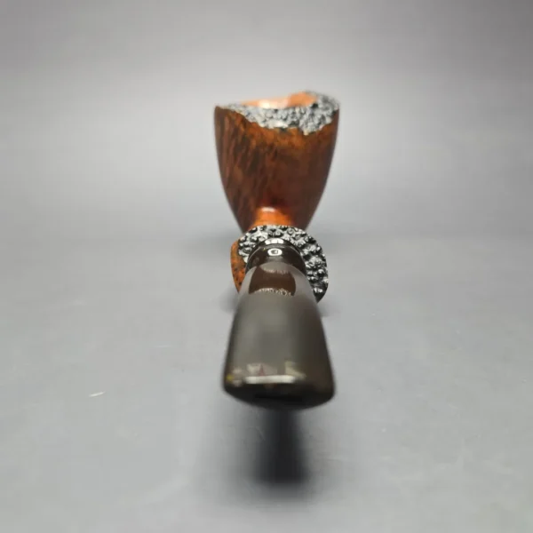Ben Wade (Preben Holm) Golden Walnut XL Smooth Freehand Estate Briar Pipe, Unsmoked - Image 5