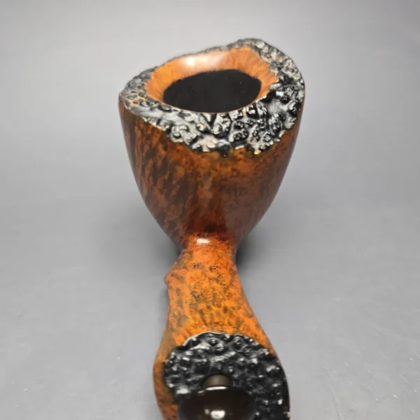 Ben Wade (Preben Holm) Golden Walnut XL Smooth Freehand Estate Briar Pipe, Unsmoked - Image 6