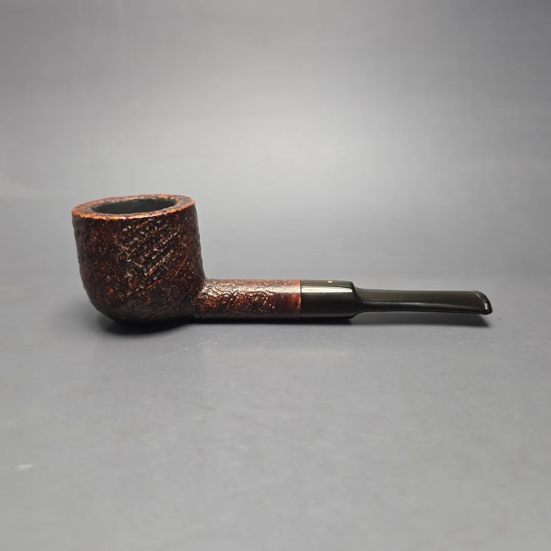 Savinelli (Pre-1970s) Punto Oro 1018 Sandblasted Pot Estate Briar Pipe, Italian Estates - Image 2