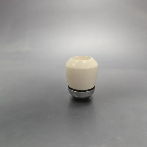 Falcon Chrome Dental w/ MBSD Meerschaum Rhodesian Block Meerschaum Bowl Pipe, New - Image 3
