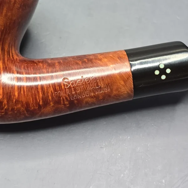 Sasieni Family Era (c.1950-79) Four Dot Walnut Viscount Lascelles S XS Estate Briar Pipe, English Estates - Image 10