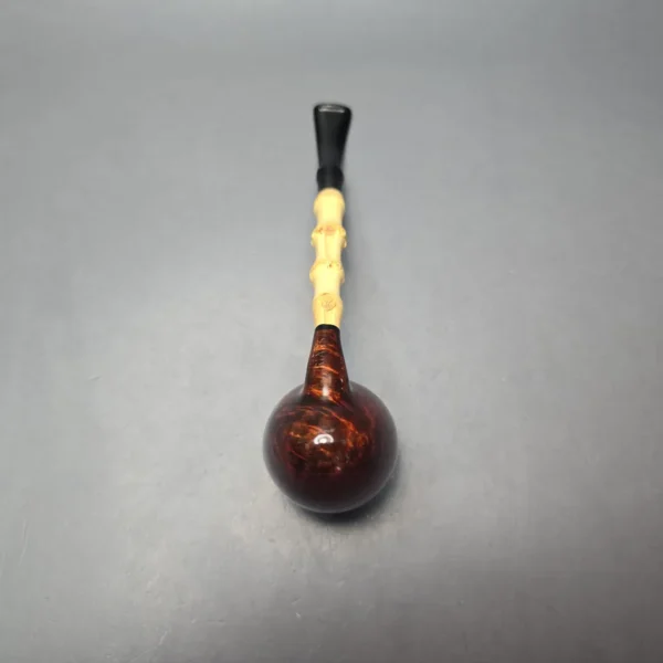 MBSD Briars Modern Masters 1 Smooth Peewit w/ Bamboo Handmade Briar Pipe, New - Image 10