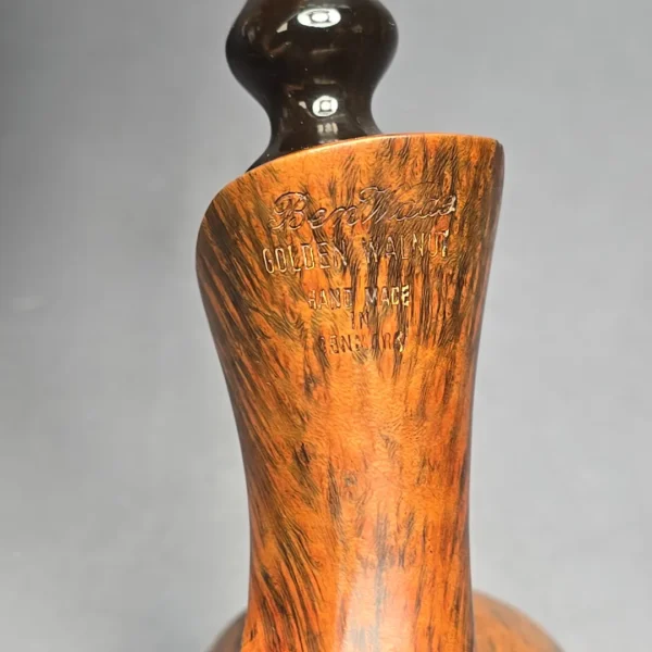 Ben Wade (Preben Holm) Golden Walnut XL Smooth Freehand Estate Briar Pipe, Unsmoked - Image 10