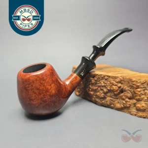 Danish Sovereign (by Stanwell; c.1970s-80s) 08 Smooth Apple w/ Vulcanite Mount Estate Briar Pipe, Danish Estates