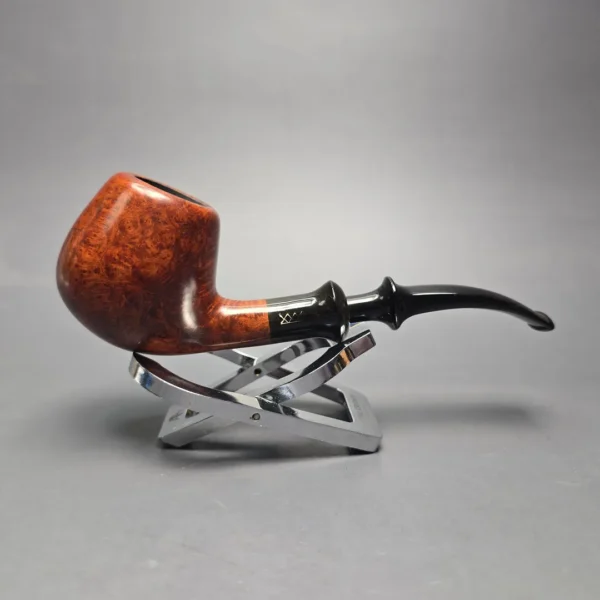 Danish Sovereign (by Stanwell; c.1970s-80s) 08 Smooth Apple w/ Vulcanite Mount Estate Briar Pipe, Danish Estates - Image 4