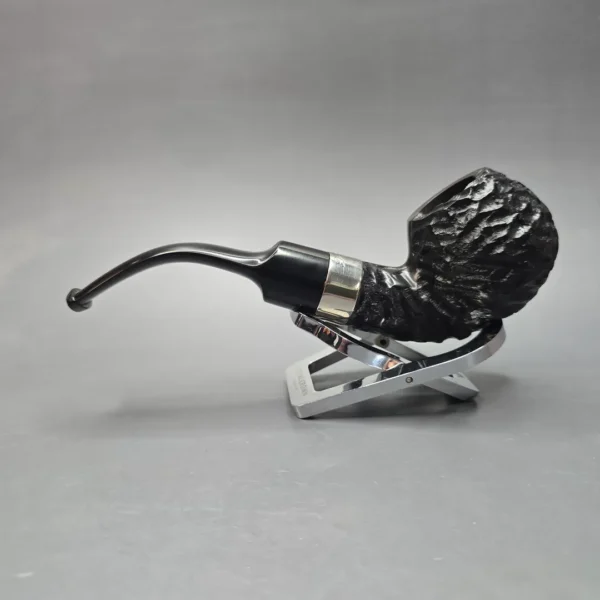 Peterson Jekyll & Hyde XL02 Partially Rusticated Apple Briar Pipe, New - Image 4